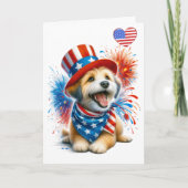 Patriotic Canine Kaart (Voorkant)