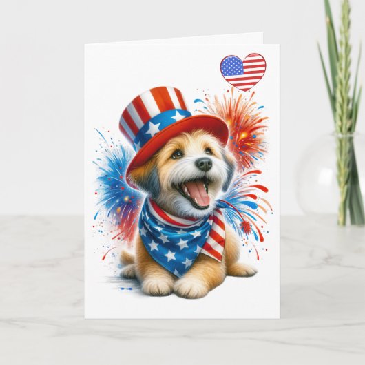 Patriotic Canine Kaart (Voorkant)