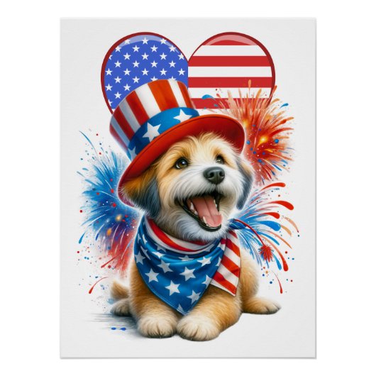 Patriotic Canine POSTER (Voorkant)
