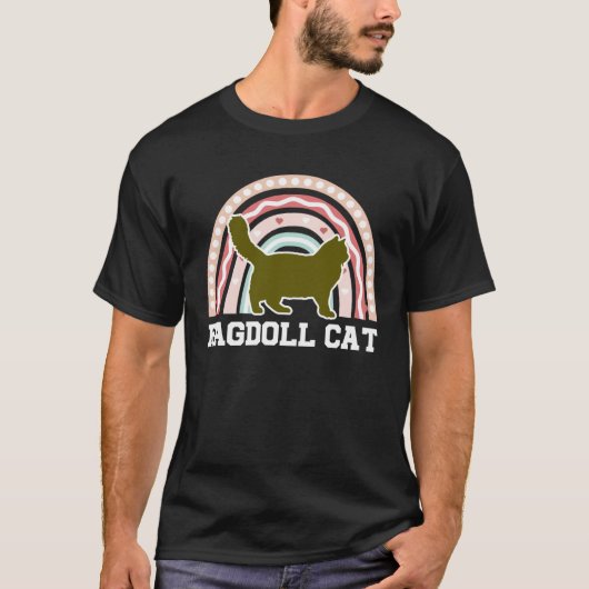 patriotic cat ragdoll cat kittens t-shirt (Voorkant)