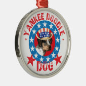 Patriotic Catahoula Metalen Ornament (Rechts)