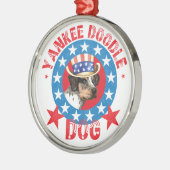 Patriotic Catahoula Metalen Ornament (Links)