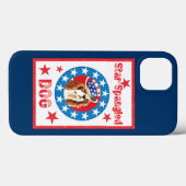 Patriotic Cavalier King Charles Spaniel Case-Mate iPhone Case (Achterkant (horizontaal))