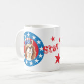 Patriotic Cavalier King Charles Spaniel Koffiemok (Voorkant links)
