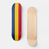 Patriotic Chad Flag Persoonlijk Skateboard (Voorkant)