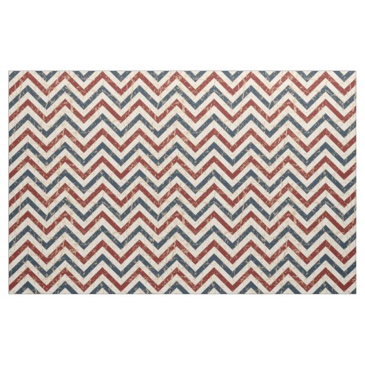  Patriotic Chevron Pattern Stof (Fat Quarter)