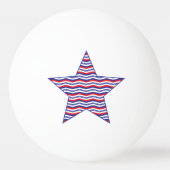 Patriotic Chevron Star Pingpongbal (Voorkant)