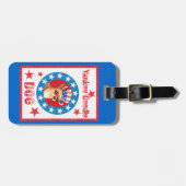 Patriotic Chihuahua Bagagelabel (Voorkant horizontaal)
