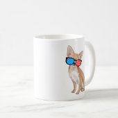 Patriotic Chihuahua Koffiemok (Voorkant rechts)