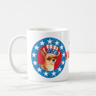 Patriotic Chihuahua Koffiemok