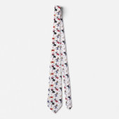 Patriotic Chihuahua Pattern Stropdas (Voorkant)