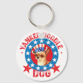Patriotic Chihuahua Sleutelhanger (Voorkant)