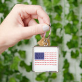 Patriotic Chooper Bike Sleutelhanger (Hand)