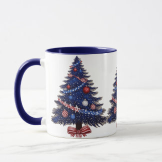 Patriotic Christmas Mug Mok