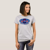 Patriotic Civil Engineer T-shirt (Voorkant volledig)