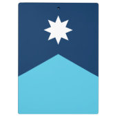 Patriotic Clipboard with flag of Minnesota, USA Klembord (Achterkant)