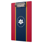 Patriotic Clipboard with flag of Mississippi, USA Klembord (Links)