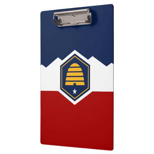 Patriotic Clipboard with flag of Utah, USA Klembord (Links)