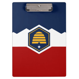 Patriotic Clipboard with flag of Utah, USA Klembord