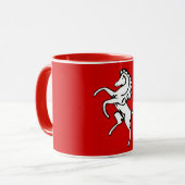 Patriotic Combo Mug with flag of Kent County Mok (Voorkant links)