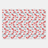 Patriotic Coordinating Print Wrapping Paper Sheets (Voorkant)