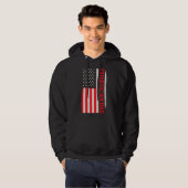 Patriotic Cosmetics Makeup Cosmetologist Esthetici Hoodie (Voorkant volledig)