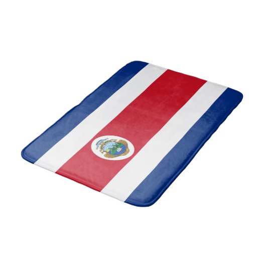 Patriotic Costa Rica Flag Badmat (Gekanteld)