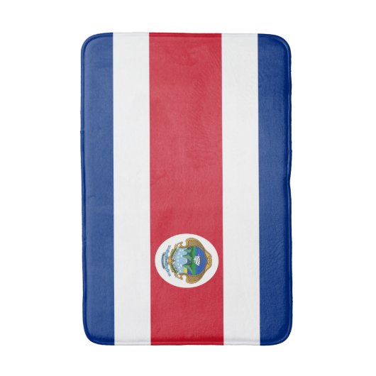 Patriotic Costa Rica Flag Badmat (Voorkant Verticaal)