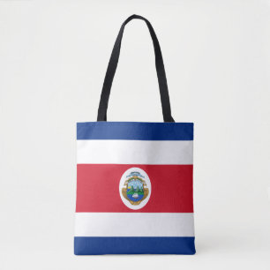 Patriotic Costa Rica Flag Tote Bag