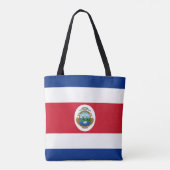 Patriotic Costa Rica Flag Tote Bag (Achterkant)