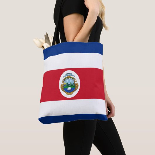 Patriotic Costa Rica Flag Tote Bag (Dichtbij)