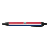 Patriotic Costa Rica Flag Zwarte Inkt Pen (Bodem)
