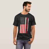 Patriotic Cow Farming Farm Agriculture Cattle Farm T-shirt (Voorkant volledig)