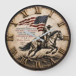 Patriotic Cowboy Abraham Lincoln Quote Grote Klok