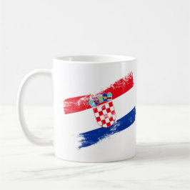 Patriotic Croatia Coffee Mug – Croatian Flag & Cre Koffiemok
