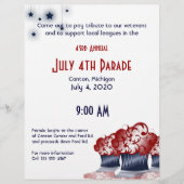 Patriotic Cupcake Party Flyer (Voorkant)