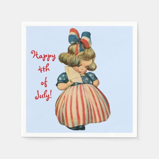 Patriotic Cutie Servet (Voorkant)
