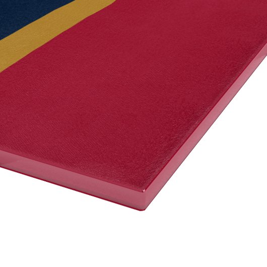 Patriotic cutting board with Flag of Mississippi Snijplank (Hoek)