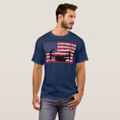 Patriotic CV22 Osprey American flag T-shirt (Voorkant volledig)