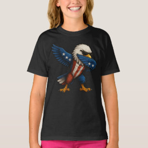 Patriotic Dabbing Bald Eagle – 4 juli Verenigde St T-shirt