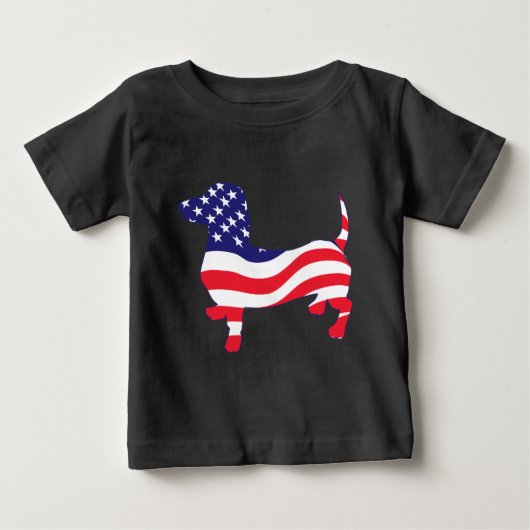 Patriotic Dachshund (Voorkant)