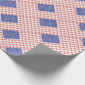 Patriotic Dachshund Cadeaupapier (Hoek)