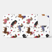 Patriotic Dachshund Case-Mate iPhone Case (Achterkant (horizontaal))