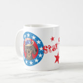 Patriotic Dachshund Koffiemok (Voorkant links)