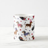 Patriotic Dachshund Koffiemok (Center)