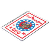 Patriotic Dachshund Notitieboek (Linkerzijde)