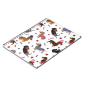 Patriotic Dachshund Notitieboek (Linkerzijde)