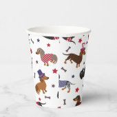 Patriotic Dachshund Papieren Bekers (Rechts)