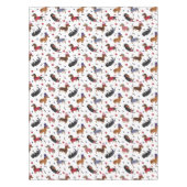 Patriotic Dachshund Tafelkleed (Voorkant)