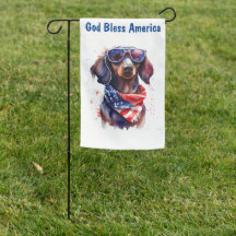 Patriotic Dachshund